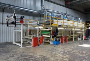 Тканина бронзування машини для застосування в дивані